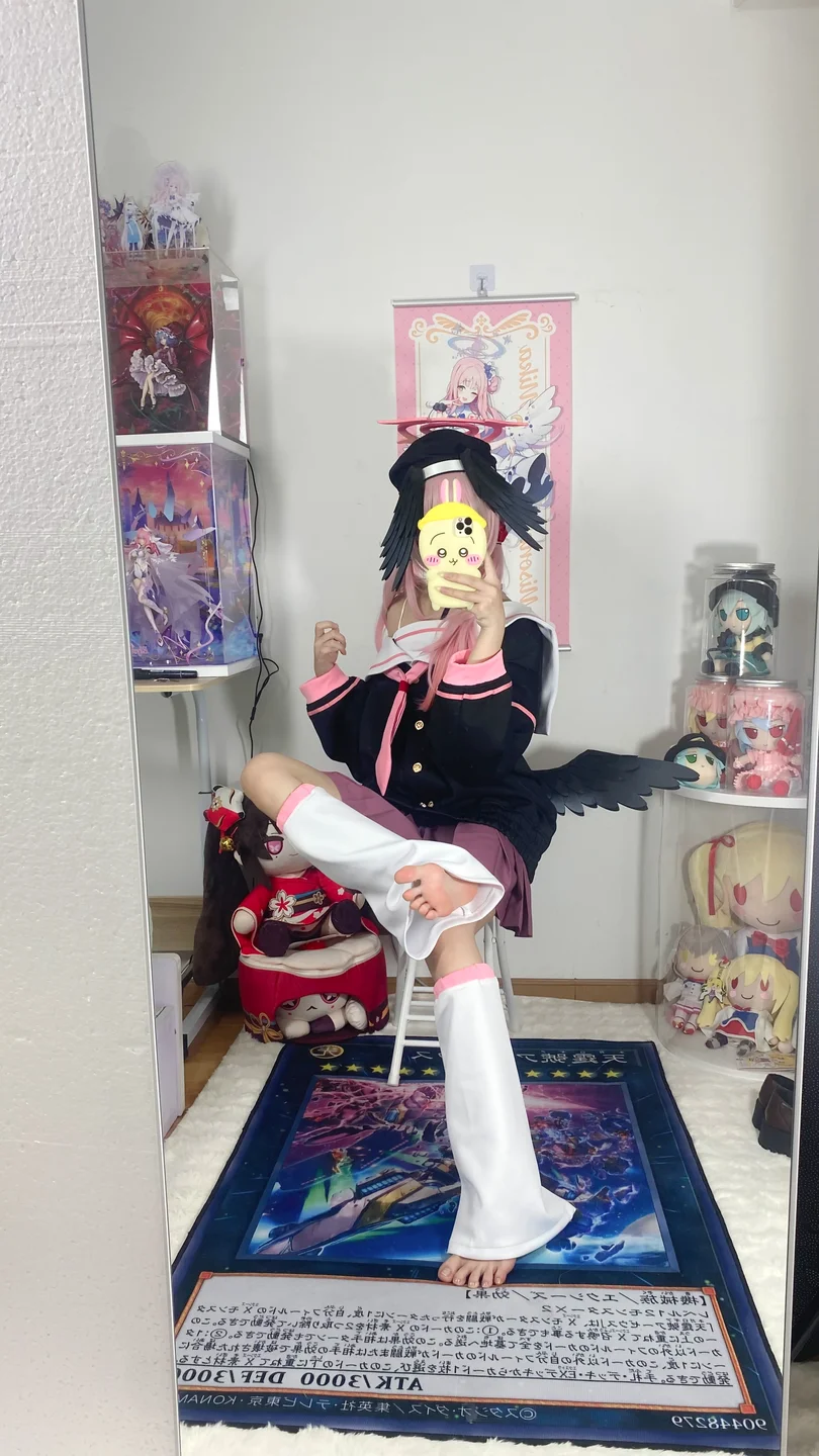 白栎Shirly - 蔚蓝档案·下江小春 [35P,7V-655MB] tg@simisebaisi 【丝足阁】033.webp